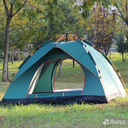 Палатка автоматическая с навесом