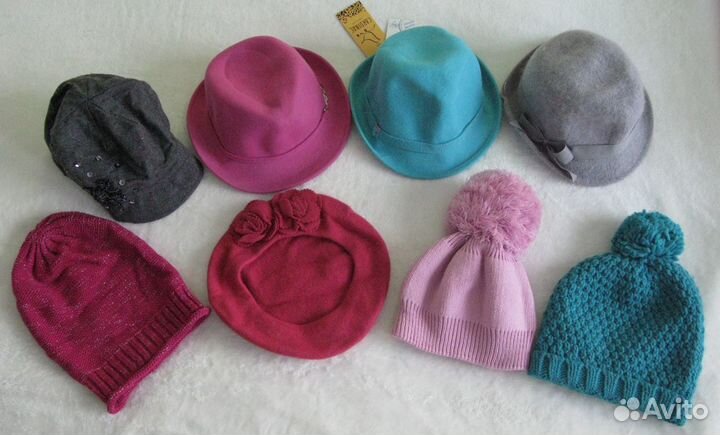 Шапки, шляпы женские. Новые. Оригинал