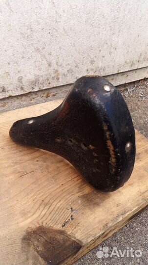 Седло СССР для велосипеда кожаное