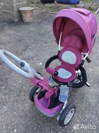 Велосипед детский с ручкой (3колеса)