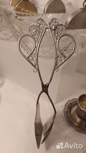 Серебряная и мельхиоровая посуда СССР