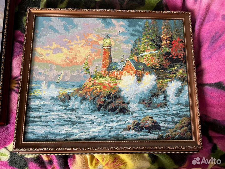 Картина акрилом на холсте