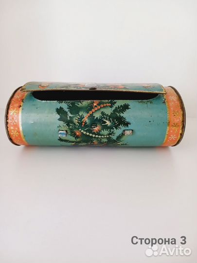 Коробка от новогоднего подарка СССР