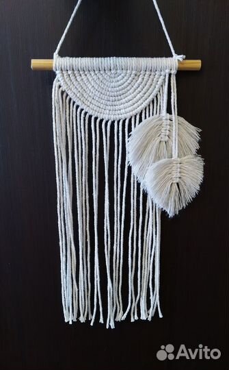 Пано в технике макраме