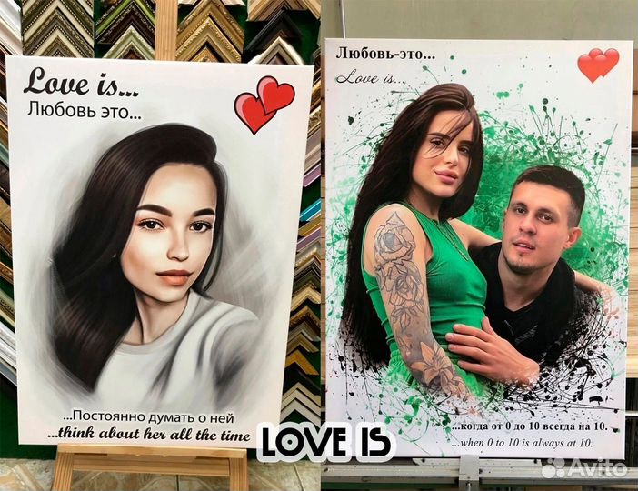 Портрет по фото на холсте Хабаровск