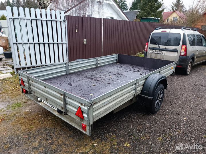 Прицеп мзса 817716 багги с тентом