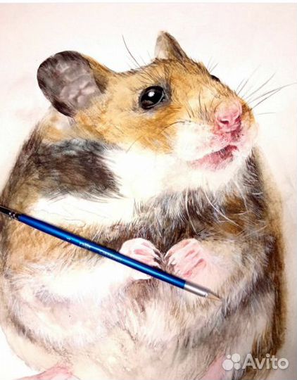 Картина акварелью для детской комнаты