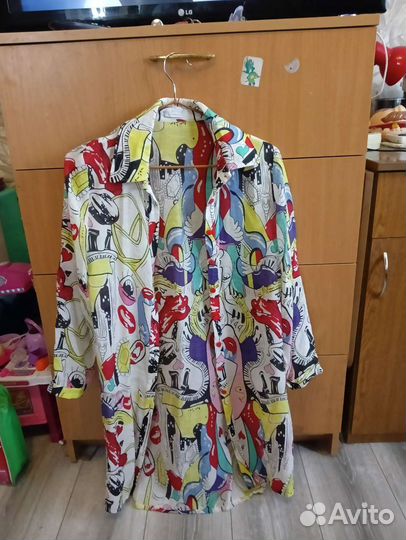 Рубашка удлиненная