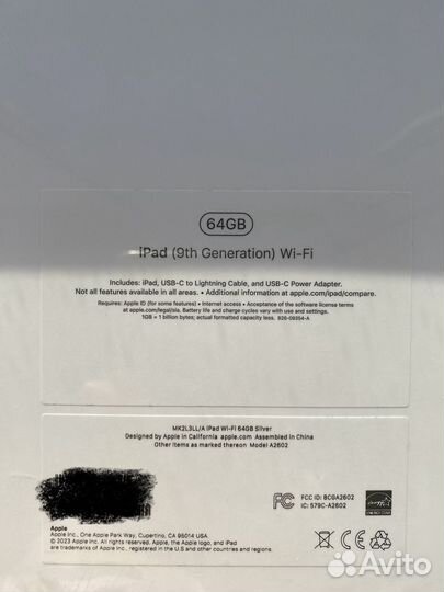 Apple iPad 10.2 2021, 64 гб, Wi-Fi, iPadOS