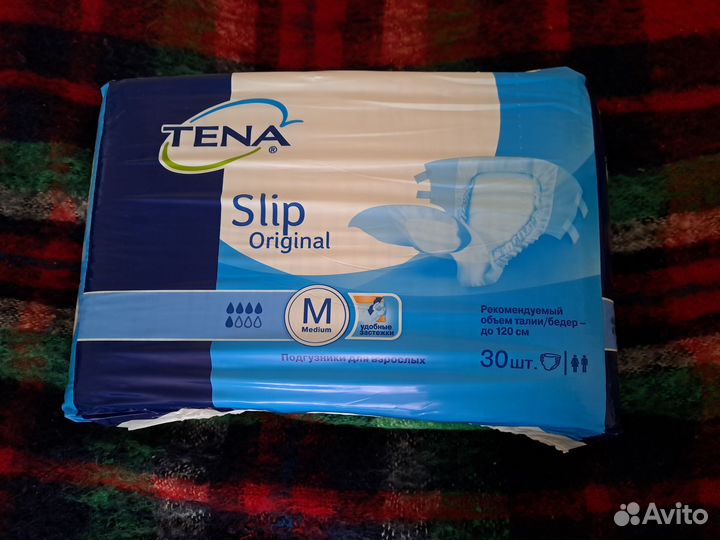 Памперсы для взрослых tena M упаковка 30 штук