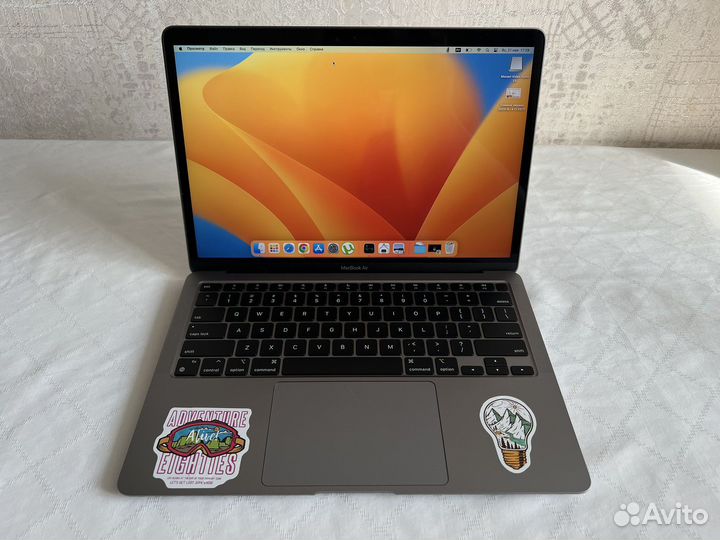 Macbook Air M1 13 2020 Space grey 79циклов идеал