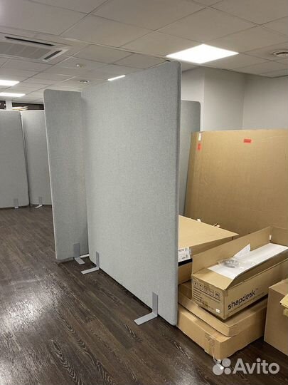 Акустиче мобильные перегородки для офисов / склада