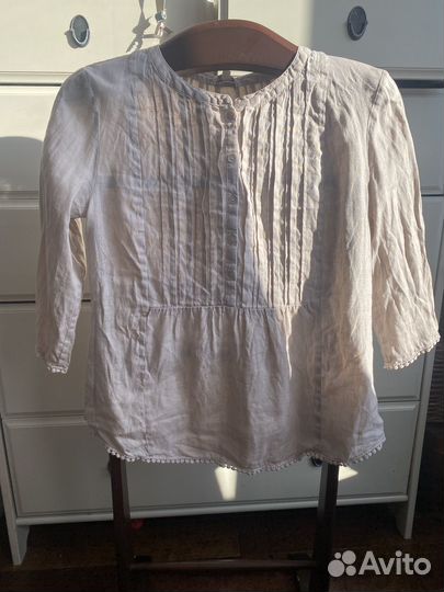 Блузка кофта лен