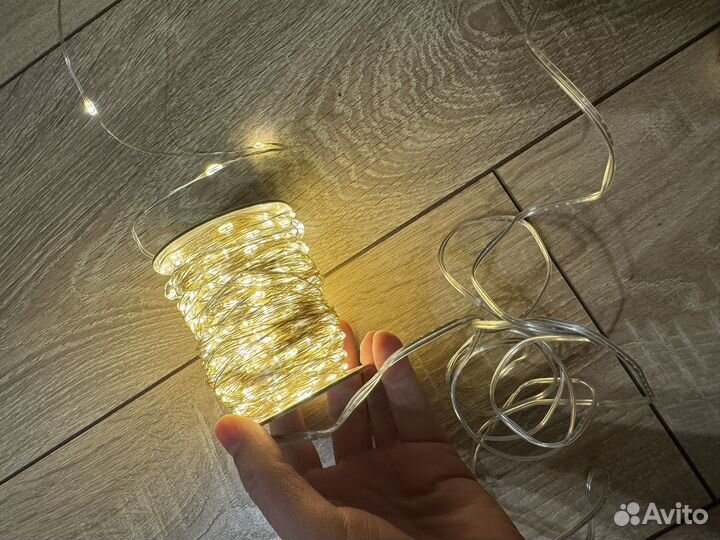 Гирлянда роса нить 120 метров