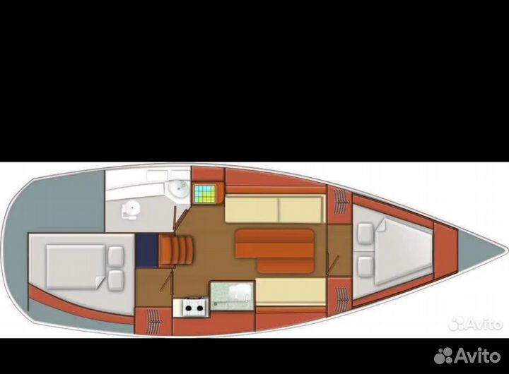 Парусно-моторная яхта