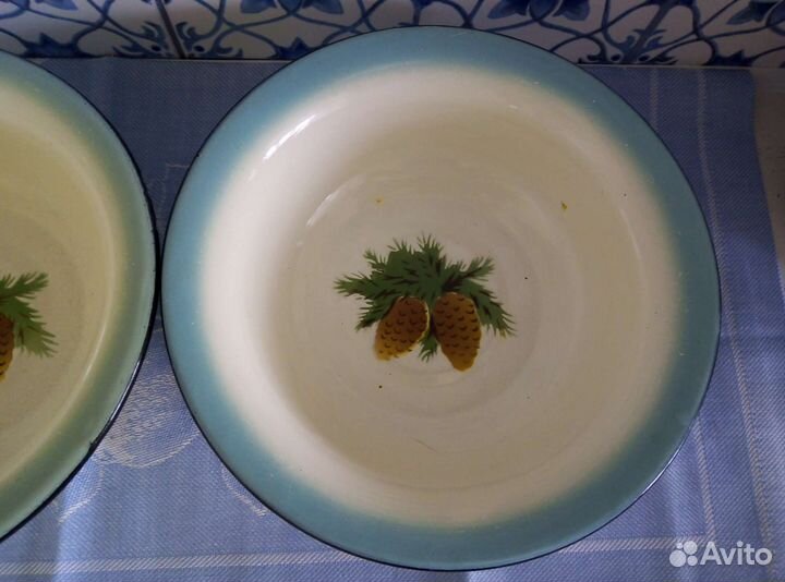 Эмалированные миски СССР