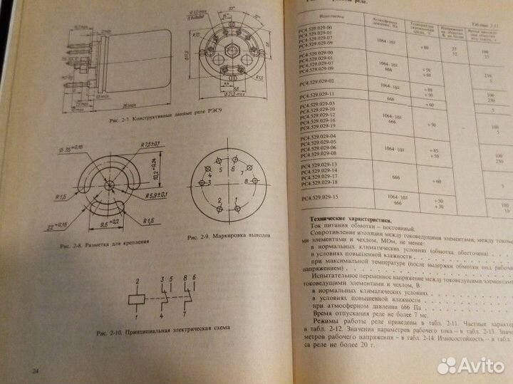 Справочник по реле