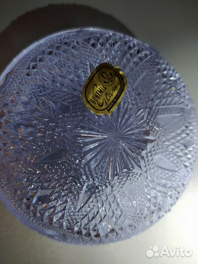 Шкатулка стекло Богемия ЧССР СССР