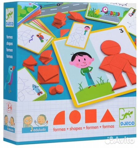 Djeco настольная игра формы, палочки