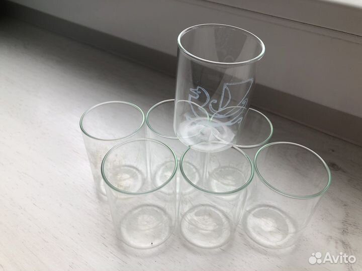 Стопки граненые 100г, стопки 50г, стаканы граненые