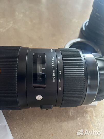 Обектив sigma 18-35mm F1.8 DC for Canon