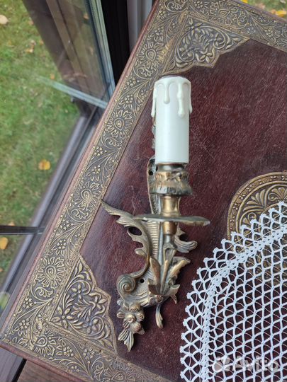 Бра бронза винтаж