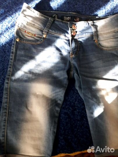 Новые джисовые бриджи для девочки Турция