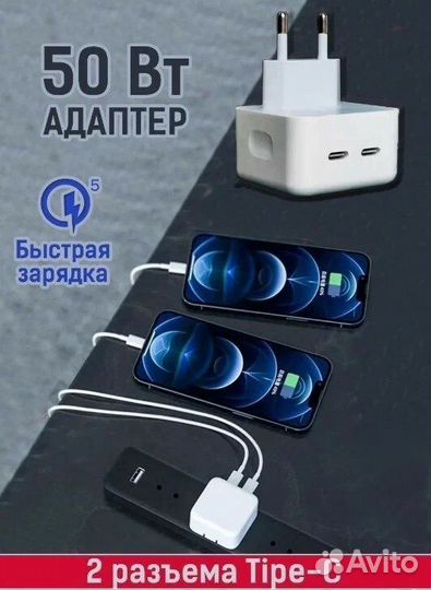 Комплект быстрой зарядки для iPhone