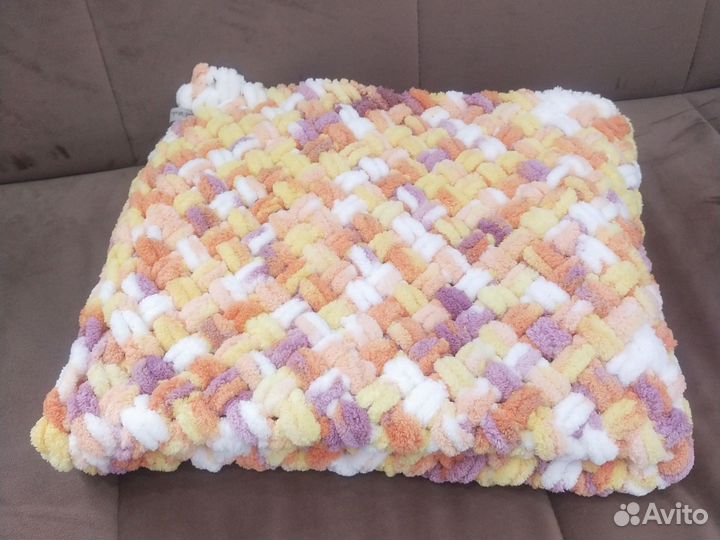 Плед детский плюшевый