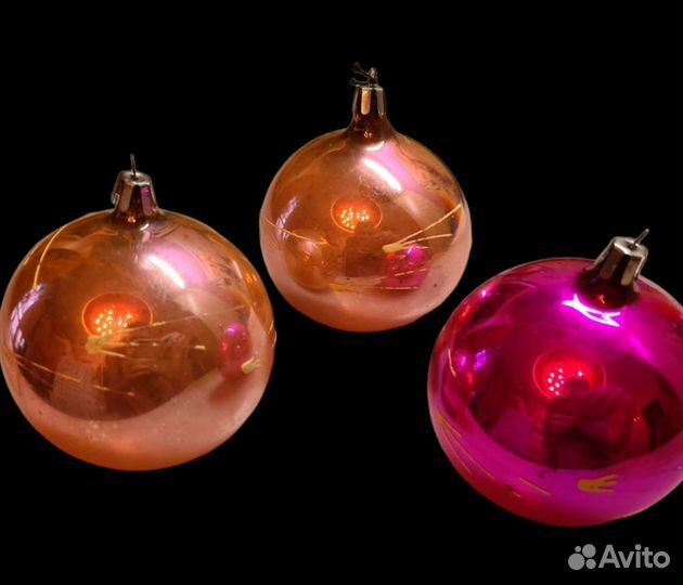Елочные игрушки СССР шары 
