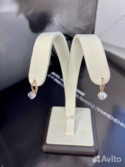 Золотые серьги