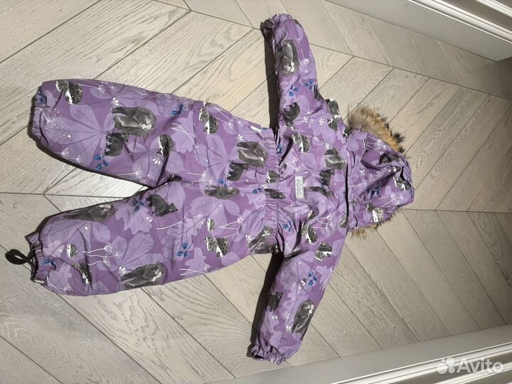 Зимний комбинезон 86 92 для девочки pogo kids