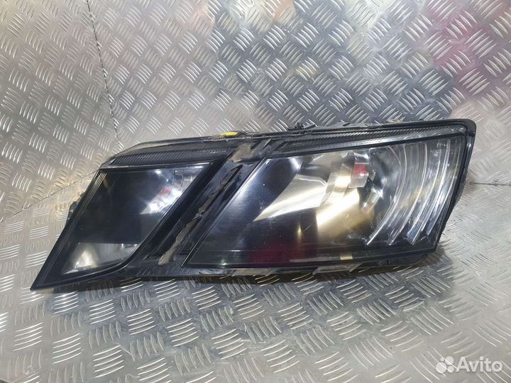 Skoda octavia a7 фара левая галоген led