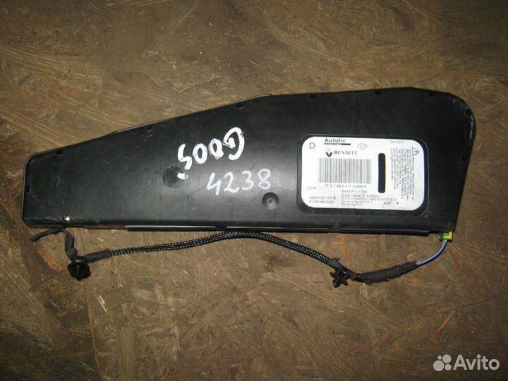 Подушка безопасности в сиденье правая Renault Scen