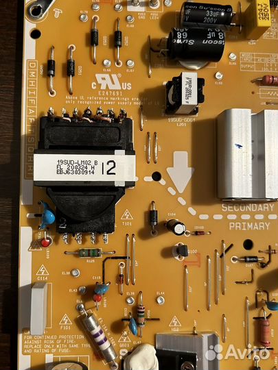 Блок питания LGP55-19UL6 для телевизора lg