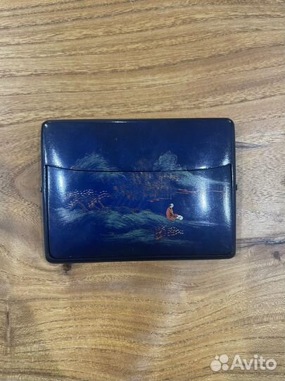 Портсигар, винтаж, Китай (ручная работа)