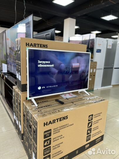 Hartens 43 дм 109 см со смарт тв
