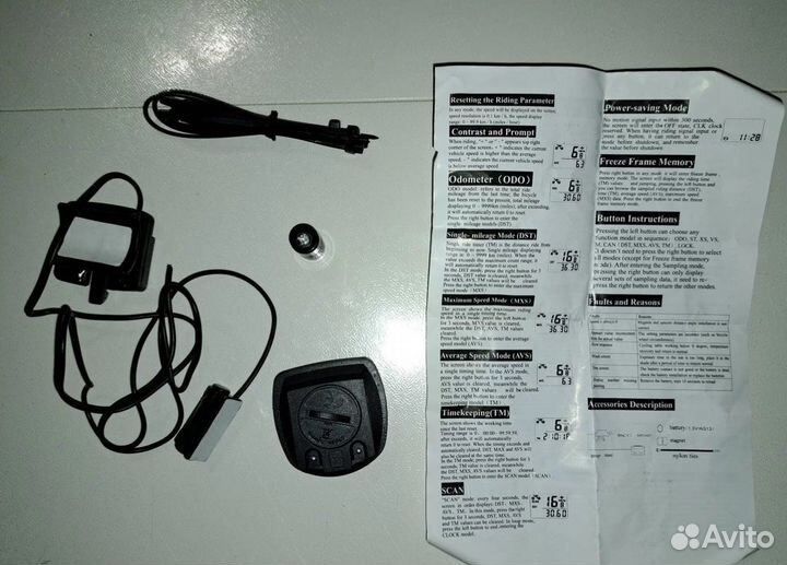 Велокомпьютер silapro SB-318, 15 ф-ий, новый, чёрн