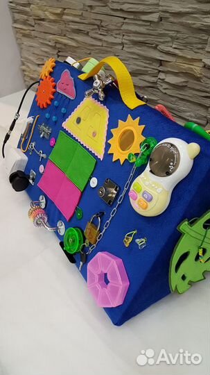 Бизиборд мягкий с искалочкой