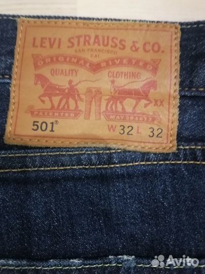 Джинсы Levis 501 из США, 32