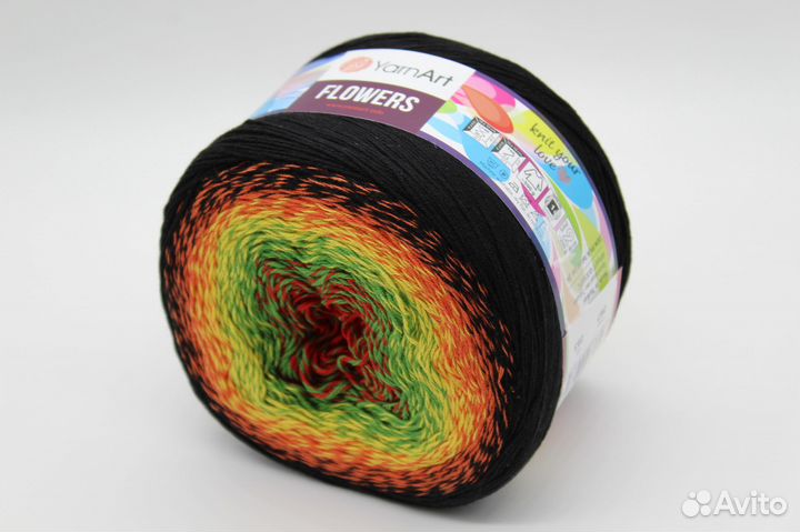Пряжа YarnArt Flowers 3 вида