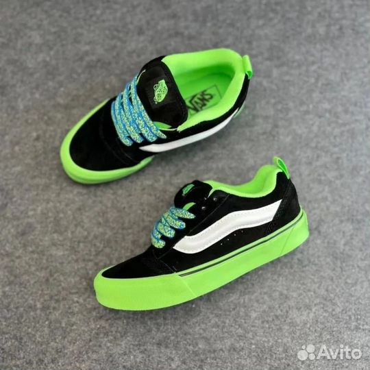 Кеды Vans Knu Skool 'Pop Outsole Green'