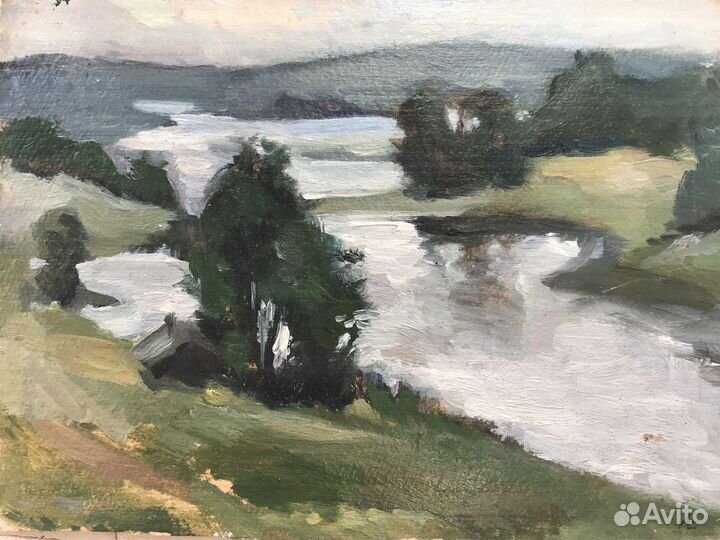 Картины маслом, акварель, пастель - пейзажи, храмы