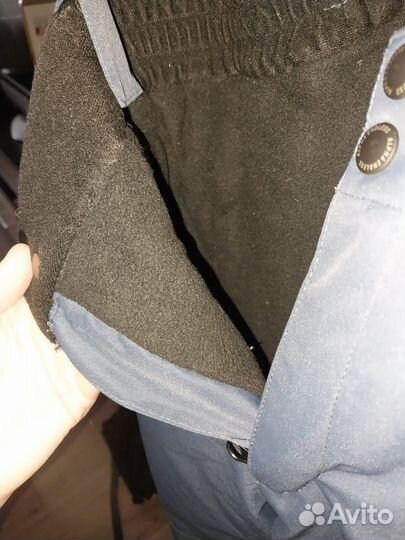 Штаны на лямках от горнолыжного костюма