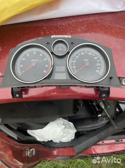 Панель приборов opel астра h