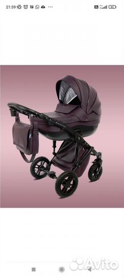 Коляска 2 в 1 эко кожа Noordline Stephania