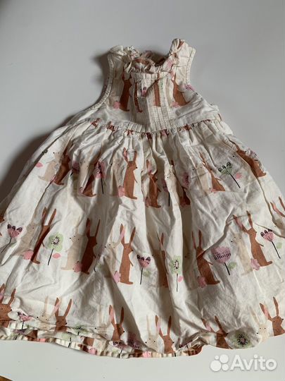 Платья пакетом для девочки 6-9 месяцев