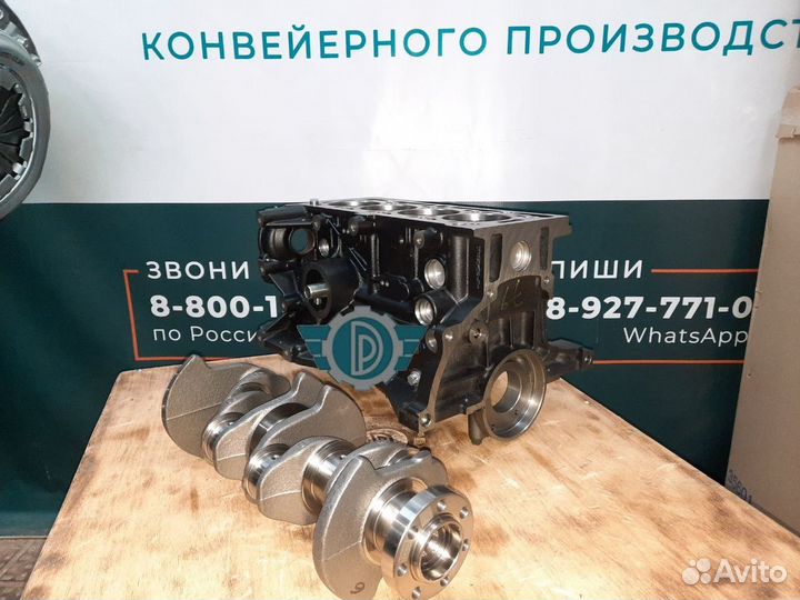 Блок цилиндров Ларгус Ниссан Рено + к/в