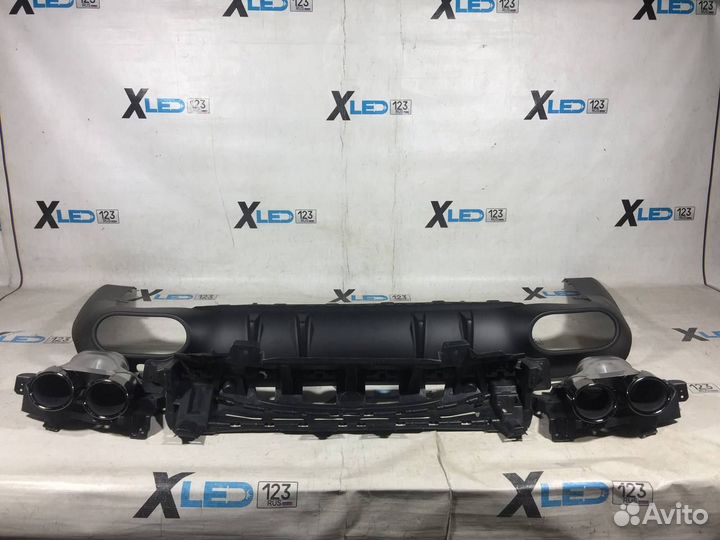 Диффузор с насадками Mercedes W257 CLS AMG 53