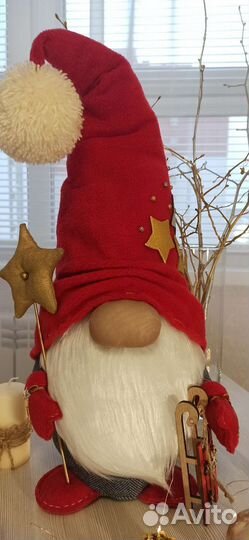 Рождественский гном ручная работа